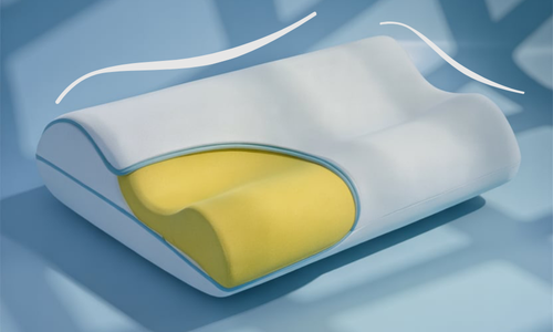 Postura con almohada común